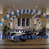 Arches from helium balloons 164