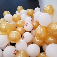 bunch of balloons for preparation of the decoration 233