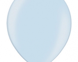 Металиков светло син балон - стандартен размер B85 073