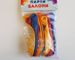 Опаковка балони с печат "Пеперуди" 10 броя