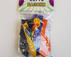 Опаковка балони с печат "Цветя" 10 броя