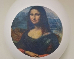 Balloon with fullcolor print Mona Liza