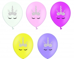 Super cute balloons with "Unicorn" seal pack of 100.