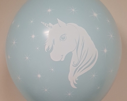  New model party balloons with print "Unicorn" pack of 100 pcs